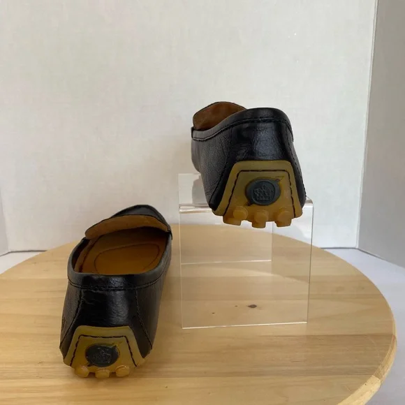 Born Women's Black Leather Loafers - Picture 6 of 13